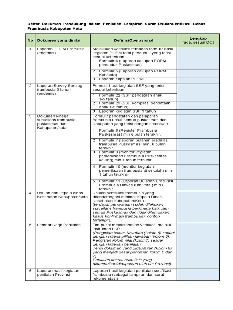 Bahan Untuk Persiapan | PDF
