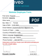 Cenveo Employee Form