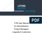 XTM Manual