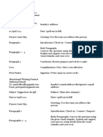 Situational Writing Formats