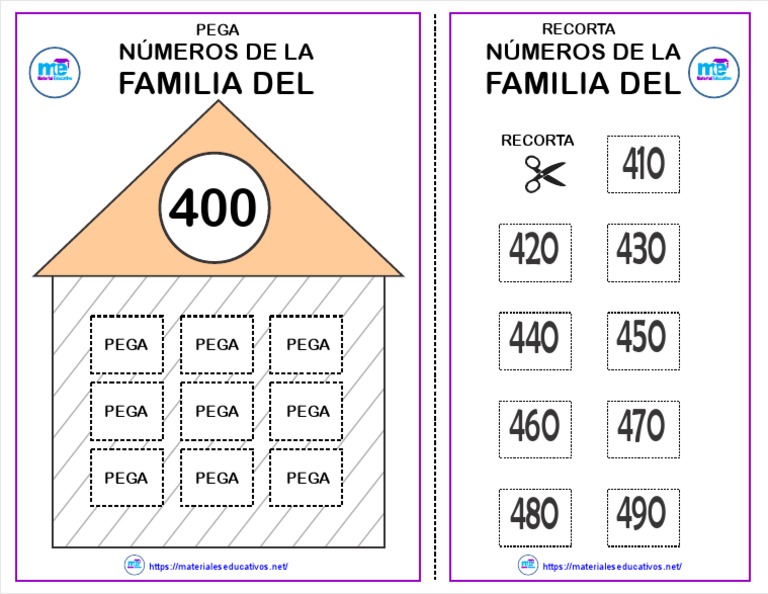 Recorta y Pega Trabajo Las Familias de Nc3bameros Me 14 PDF