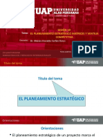 Sesión 10 Planeamiento Estratégico Matrices y Ventaja Competitiva