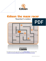 Edison the maze racer lesson