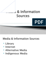 Media Information Sources