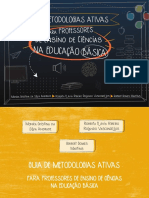 Produto Educacional - Guia de Metodologias Ativas para Professores de Ensino de Ciências Na Educação Básica