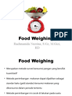 Food Weighing