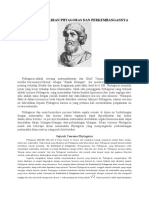 MATEMATIKA ALIRAN PHTAGORAS DAN PERKEMBANGANNYA Muhammad Rafli