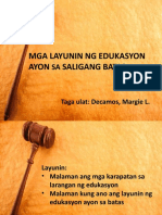 3 Mga Layunin NG Edukasyon Ayon Sa Saligang Batas