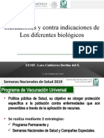 Indicaciones y Contra Indicaciones de Los Diferentes Biologicos