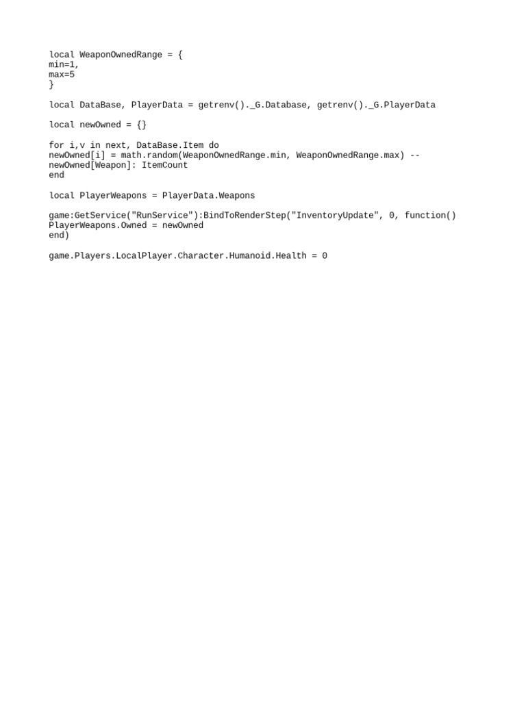 Game Inventory Script Update | PDF | Computers
