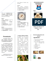 Tríptico - Receta Saludable