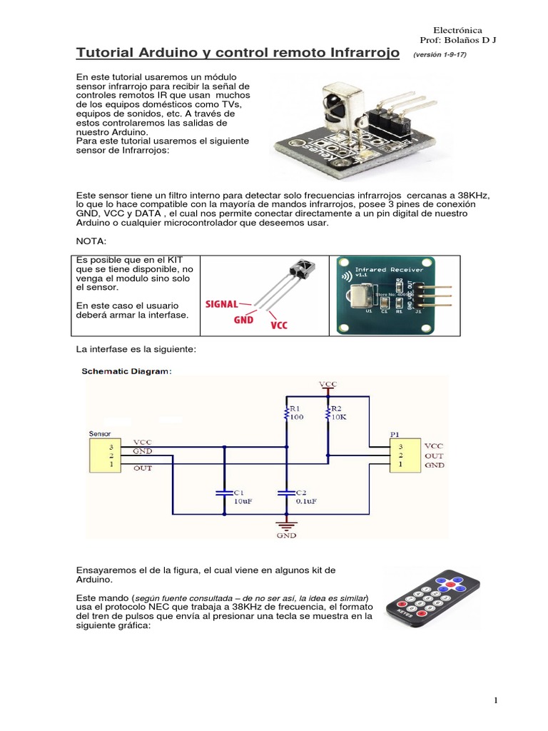 Control Infra R Rojo | PDF | Arduino | Control remoto