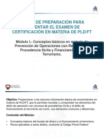 Curso de preparación para certificación en PLD/FT