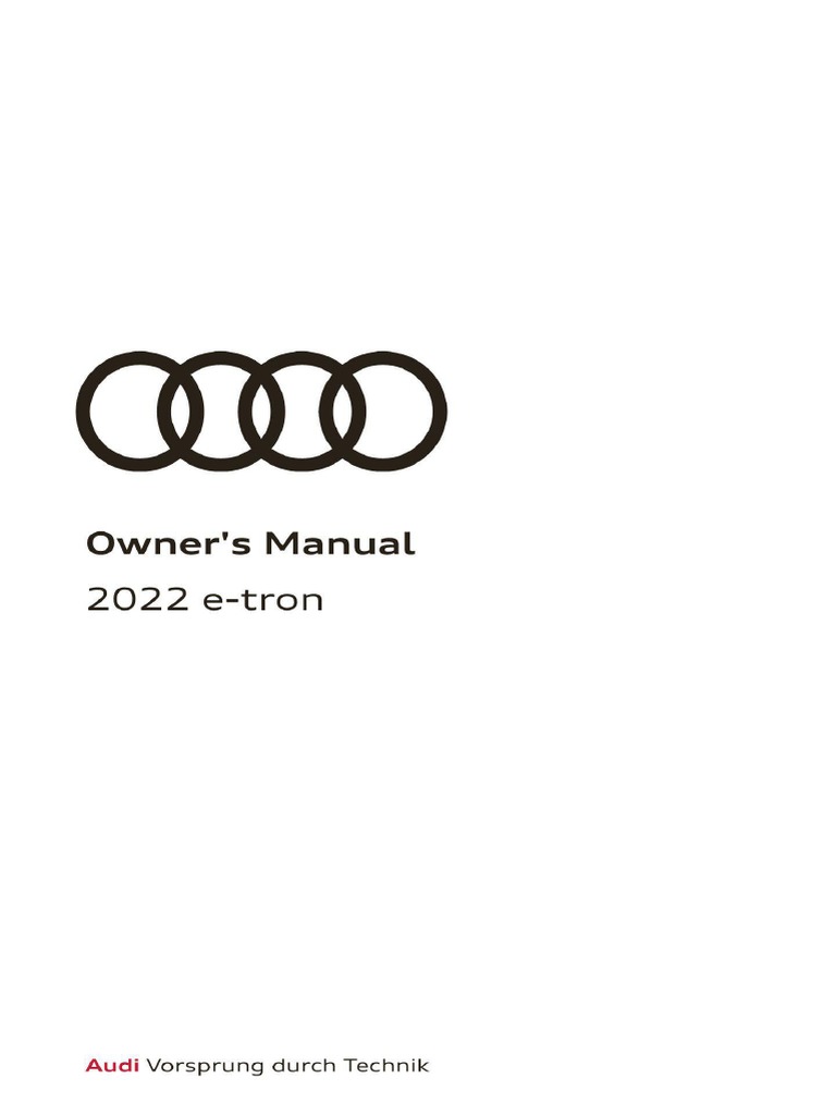 2022 Audi e Tron 22 | PDF | Anti Lock Braking System | Transport