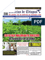 Periódico Noticias de Chiapas, Edición Virtual Martes 04 de Octubre de 2022