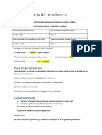 Fundamentos de Ortodoncia Examen 2