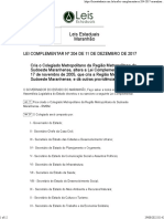 Lei Complementar 204 2017 Maranhão