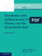 Stoll, Manfred - Harmonic and subharmonic