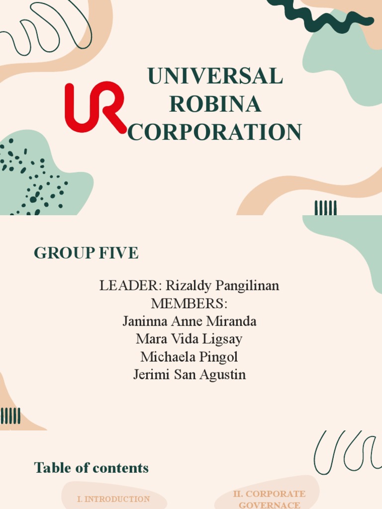 Universal Robina | PDF | Corporate Governance | Governance