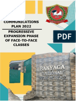 BNHS COMMUNICATIONS PLAN 2022