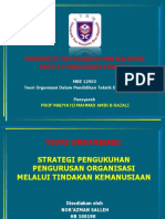 Teori Organasasi DLM PTV