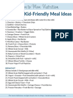 50 Kid Friendly Meal Ideas