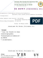 Síndrome de Down (Trisomia 21) - Juan Carlos Chan Gómez