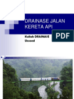 Drainase Jalan Rel