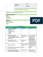 Procedimientos de Mesa Empanizadora