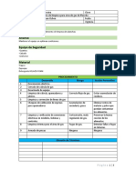 Procedimientos de Plancha