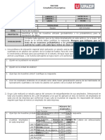 Estudio de muestreo en estadística descriptiva