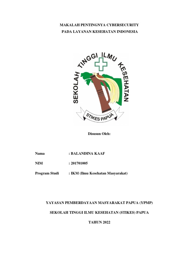 Makalah Pentingnya Cybersecurity | PDF