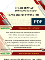 Slide Khutbah Jumaat 1 April