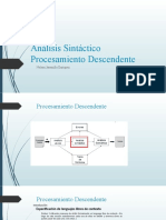 Udenar 15 - Analisis Sintáctico Procesamiento Descendente 2