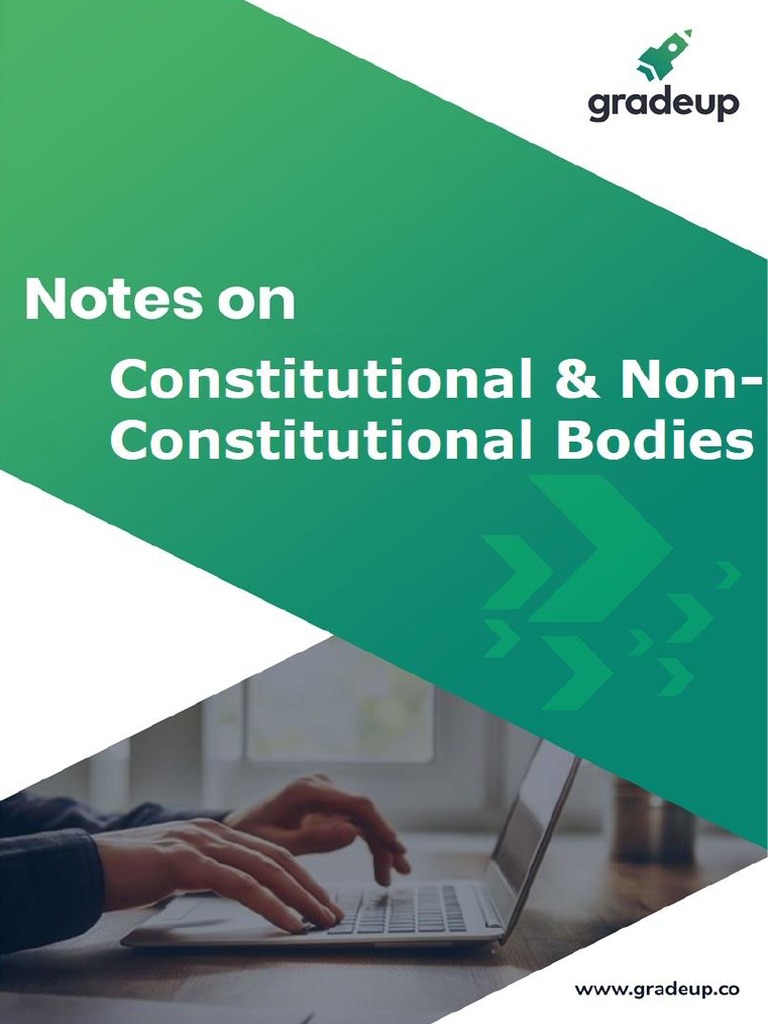 Constitutional Bodies: UPSC & SPSC Overview | PDF | Public Law | Government