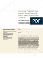 Seguridad Psicologica - Paper - Desarrollo Organizacional