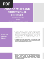 CODE OF ETHICS AND PROFESSIONAL CONDUCT Day 5