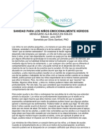 Sanidad para Los Niños Emocionalmente Heridos