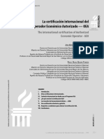 La Noire y Quispe - La Certificación Internacional Del Operador Económico Autorizado