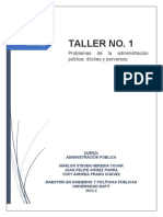 Taller No. 1 - Problemas Dóciles y Problemas Perversos (Marlon Heredia, Felipe Gómez y Andrea Prado)