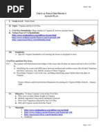 Download Virtual Field Trip Project Lesson Plan by Pamela Smith SN59838239 doc pdf