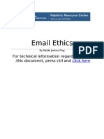 Email Ethics: For Technical Information Regarding Use of This Document, Press CTRL and