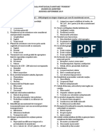 Subiecte+Examen Admitere Fundeni 2019