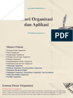 Teori Organisasi Dan Aplikasi