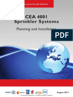 CEA 4001 Sprinkler Systems