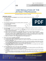 01 Practice and Regulation of The Accountancy Profession - Additional Drills