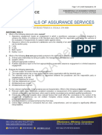 03 Fundamentals of Assurance Services - Additional Drills