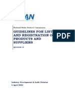 Guidelines For Listing & Registration of Prods & Supplier