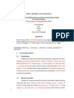 Format Penulisan Artikel Uas Mitigasi