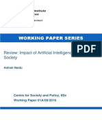 01A092019 Review Impact of Artificial Intelligence On Society